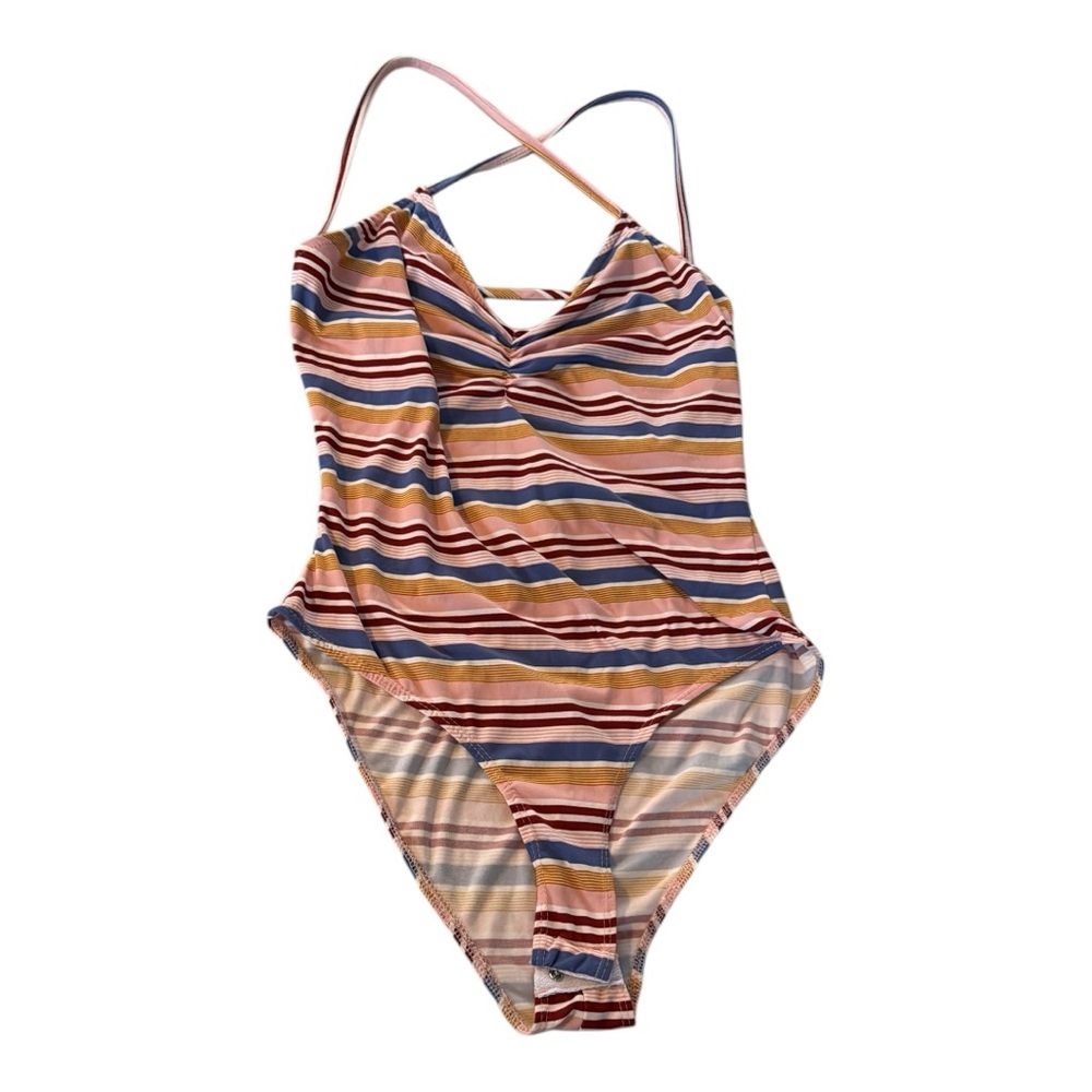 Charlotte Russe Multicolor Striped Bodysuit EUC - like new -it may be NWOT BOX31